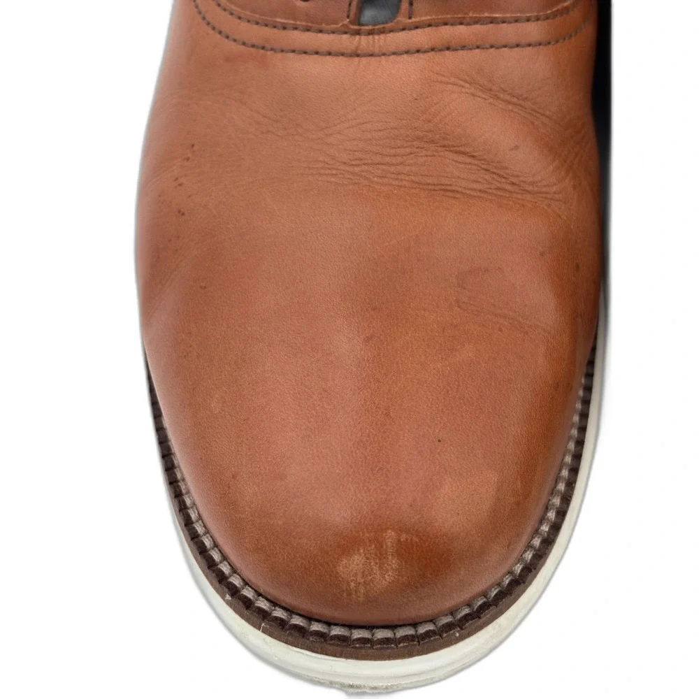 MARTIN DINGMAN Countryaire Saddle Leather Plain Toe Sport | Whiskey | 10.5